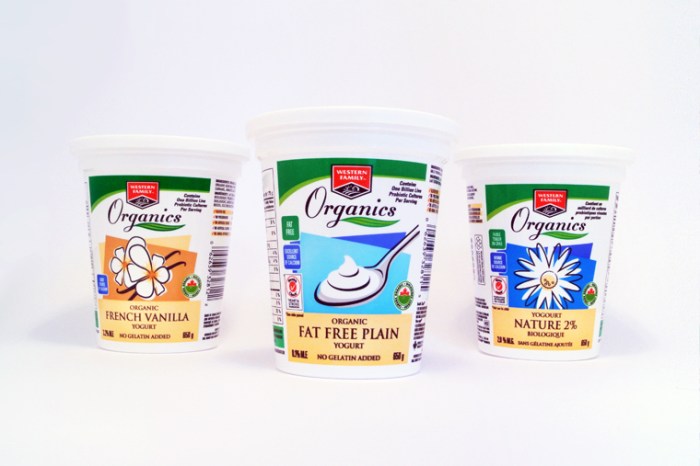 Package Design Vancouver, BC, Graphic Designer, Illustrator, Western Family Organics, Yogurt Design inspiration, Packaging Design