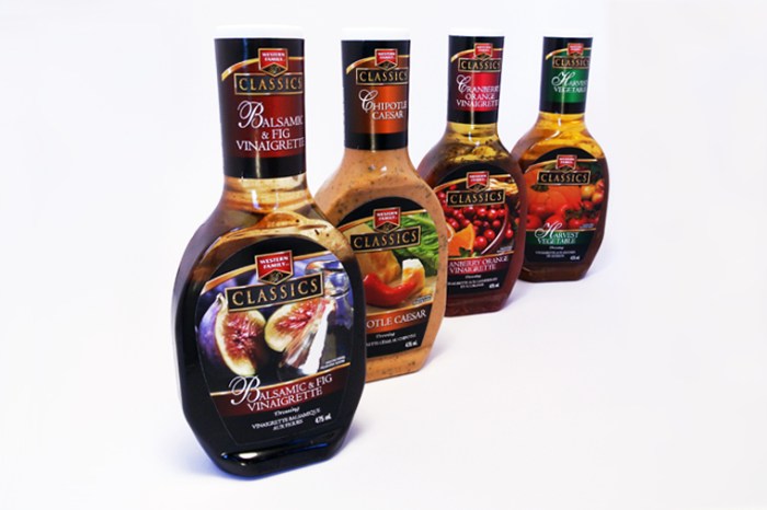 Western Family Classics Salad Dressing, Package Design, Web Design